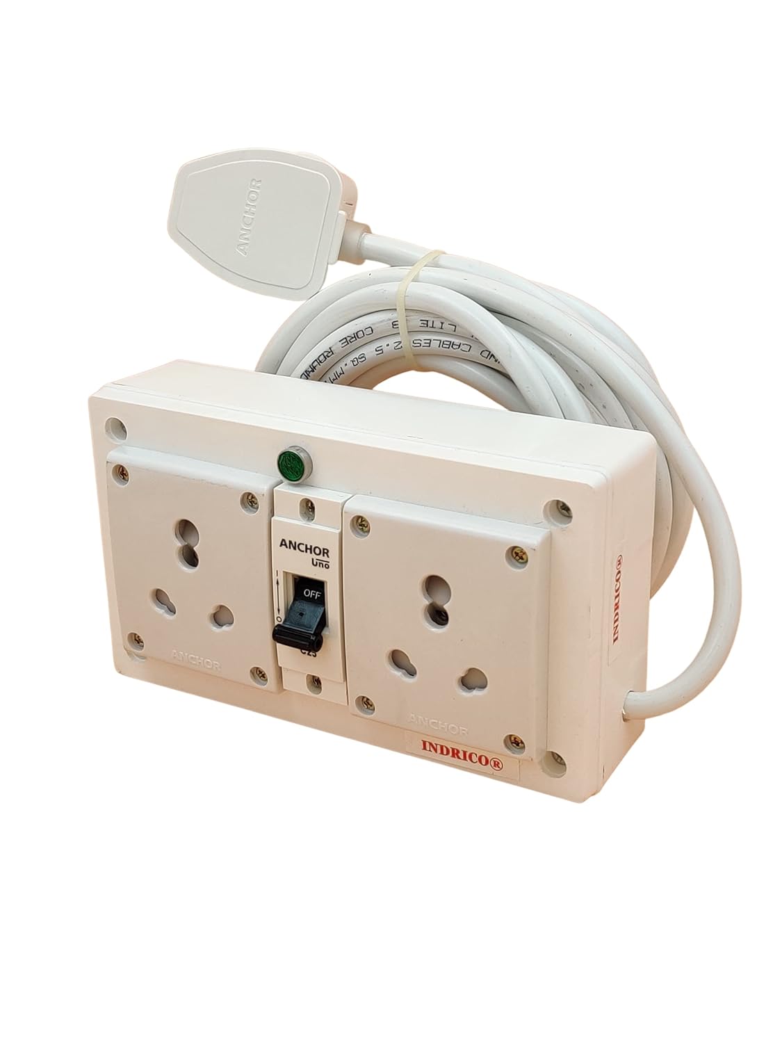 INDRICO 16A Electric Multi Outlet Extension Board Box
