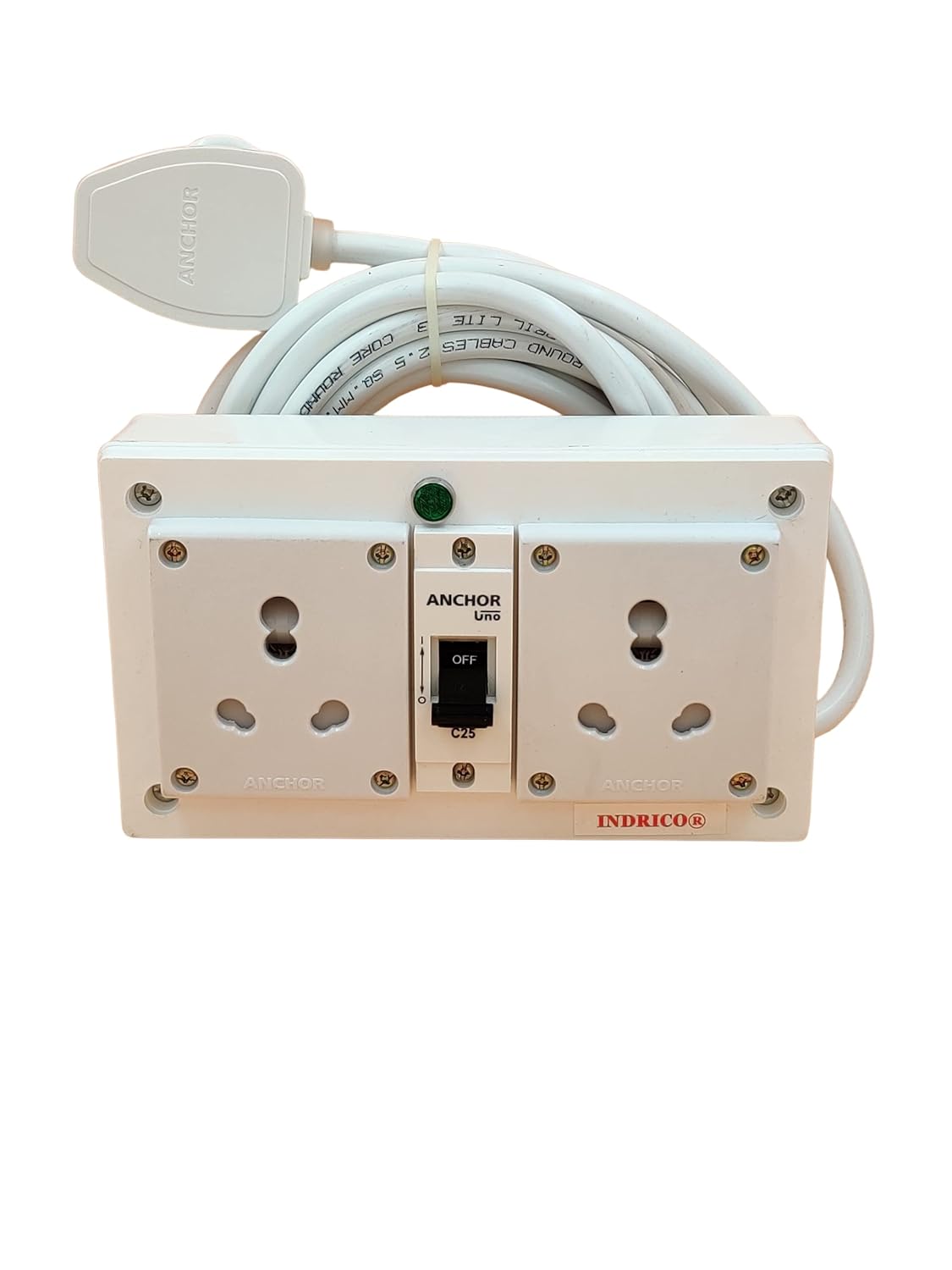 INDRICO 16A Electric Multi Outlet Extension Board Box
