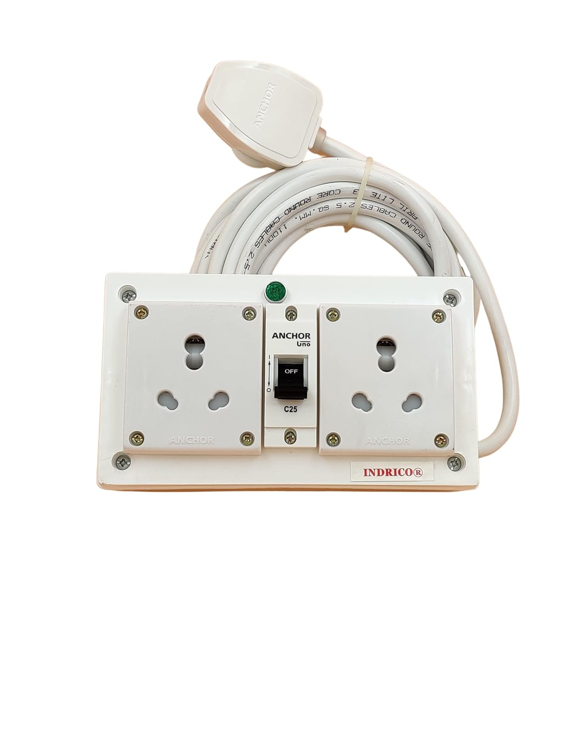 INDRICO 16A Electric Multi Outlet Extension Board Box