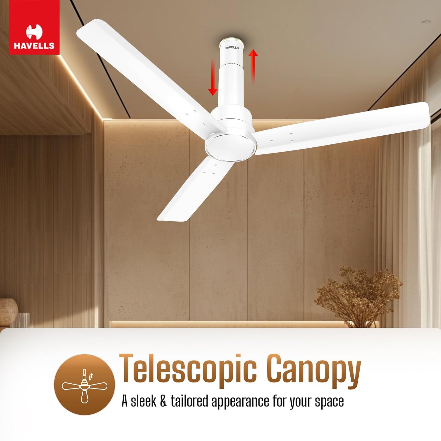 Havells 1200mm Elio BLDC Ceiling Fan