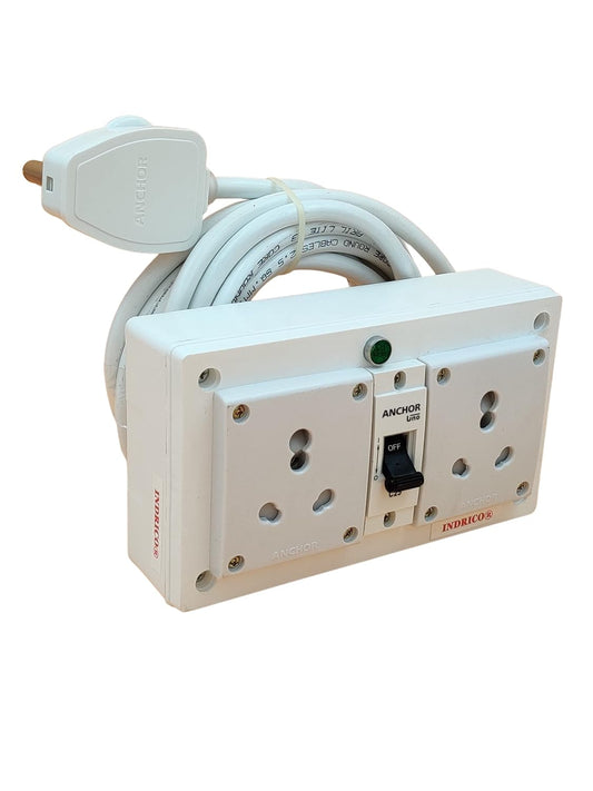 INDRICO 16A Electric Multi Outlet Extension Board Box