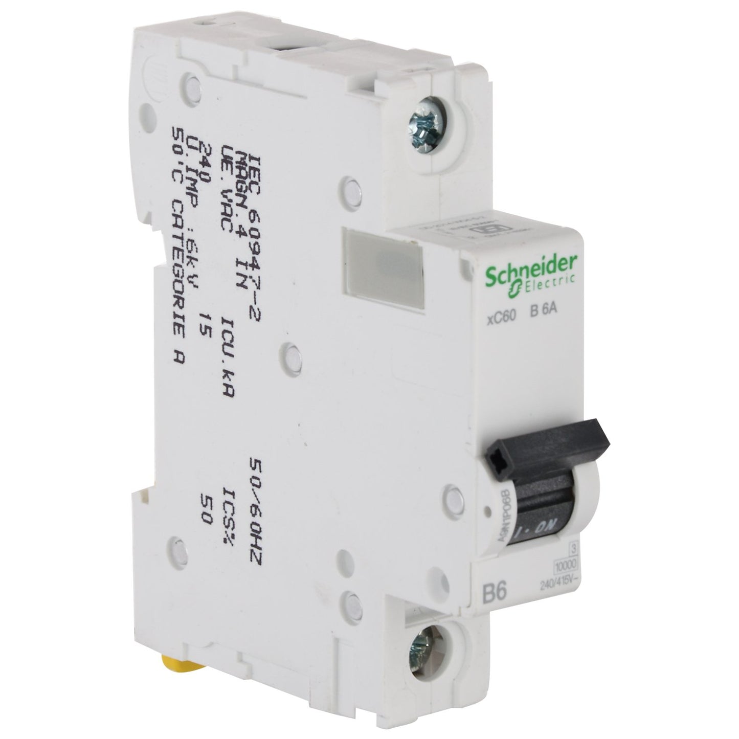 Schneider Electric Polycarbonate Acti 9 6-ampere 1-Pole MCB
