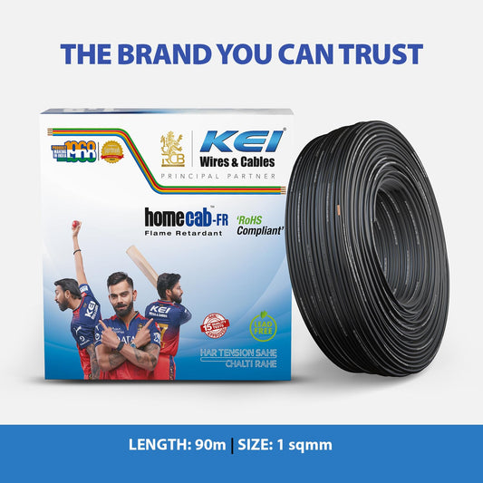 KEI WIRES & CABLES Homecab 0.5 sqmm 1 Core